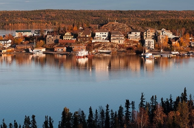 Aurora village yellowknife northwest territories canada aurora borealis northern lights hero lake plane city tour summer credit gawain jones 600 1