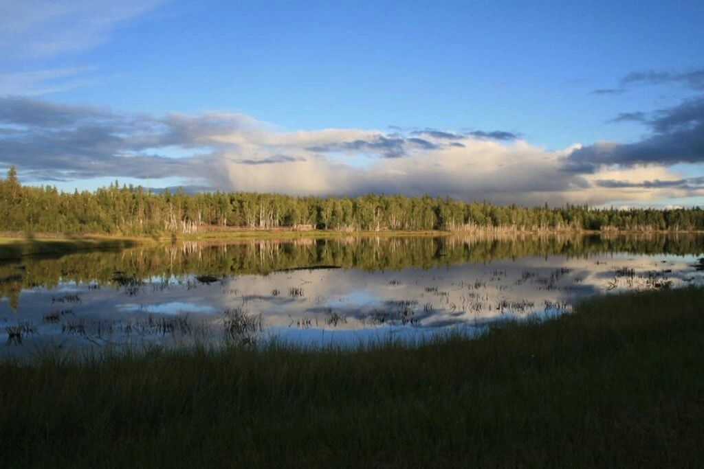 Aurora village yellowknife northwest territories summer