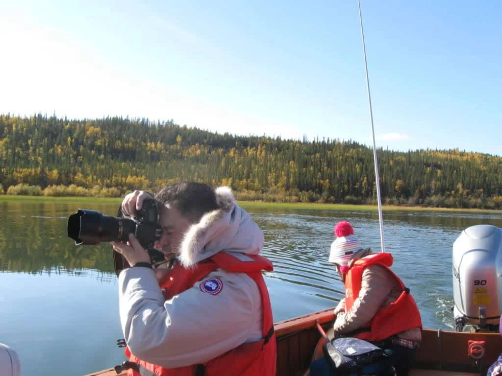 Great slave lake boat trip photos